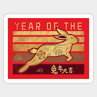 Year Of The Year Rabbit Chinese Zodiac Sign Magnet